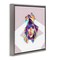 Stupell Industries Rainbow Haired Taylor Framed Floater Canvas Wall Art Design by Birch&Ink